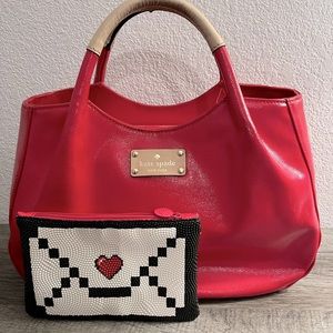 RELISTED Kate Spade Treesh tote in fuschia